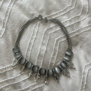 White House Black Market Crystal Statement Necklace
